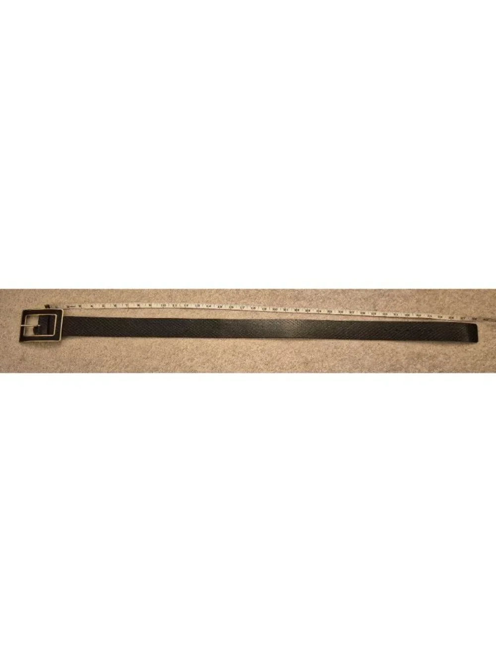 Banana Republic Dark Brown Genuine Leather Reptile Print Wide Belt Size M EUC
